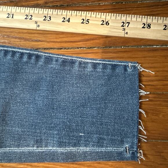 Liverpool Los Angeles The High Rise Ankle Jeans Blue Fade Distressed 4 27x28 - Picture 5 of 10